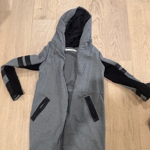 Blanc Noir Gray and Black Utility Jacket - Picture 1 of 4